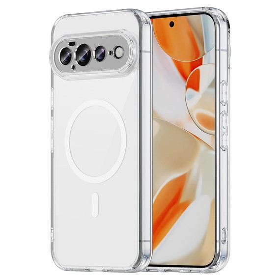 Microsonic Google Pixel 11 Pro XL Kılıf MagSafe Clear Sararmaz Şeffaf 1