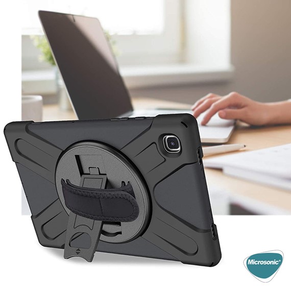 Microsonic Samsung Galaxy Tab A 8 2019 T290 Kılıf Heavy Defender Siyah 6
