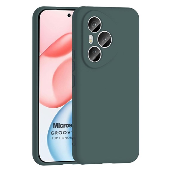 Microsonic Honor 400 Pro Kılıf Groovy Soft Koyu Yeşil 1