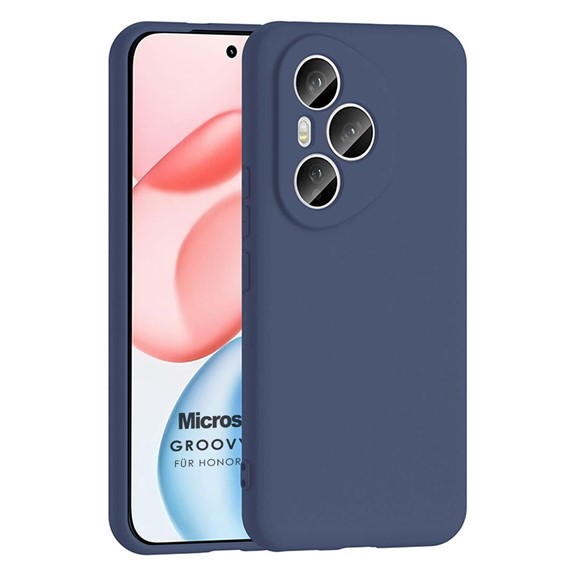 Microsonic Honor 400 Pro Kılıf Groovy Soft Lacivert 1
