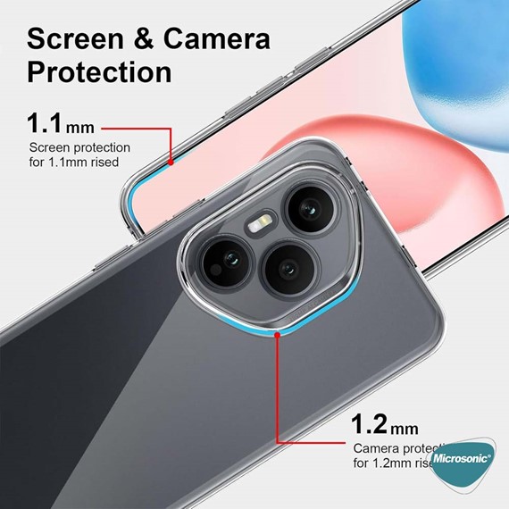 Microsonic Honor 400 Pro Kılıf Transparent Soft Şeffaf 3