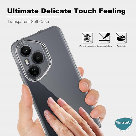 Microsonic Honor 400 Pro Kılıf Transparent Soft Şeffaf 4