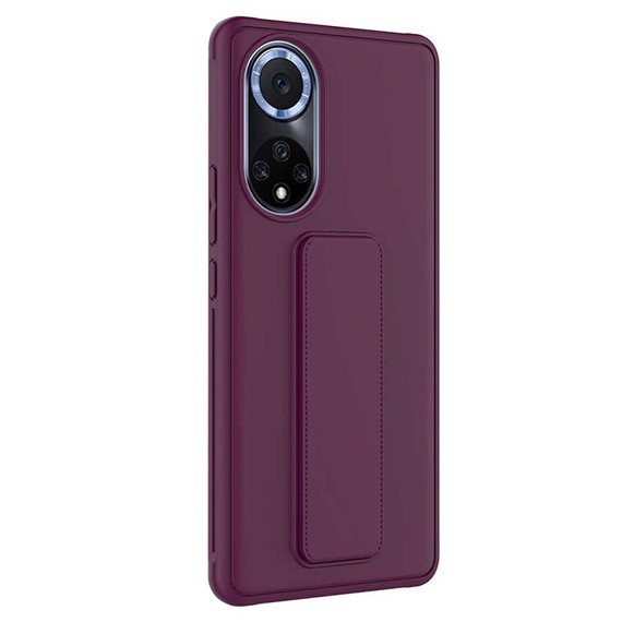 Microsonic Huawei Nova 9 Kılıf Hand Strap Mor 2