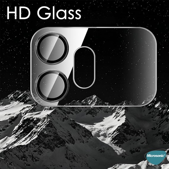 Microsonic Honor 600 5G Kamera Lens Koruma Camı Siyah 3