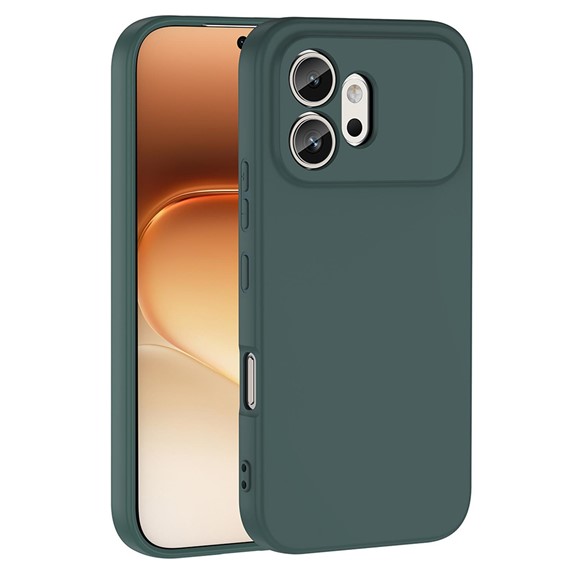 Microsonic Honor 600 5G Kılıf Groovy Soft Koyu Yeşil 1