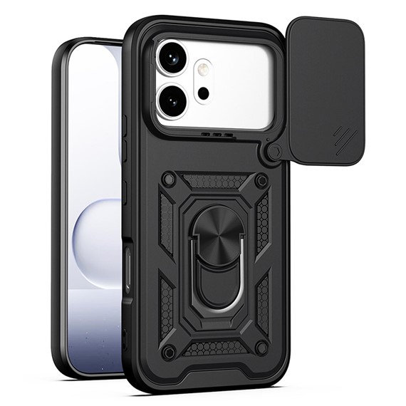 Microsonic Honor 600 5G Kılıf Impact Resistant Siyah 1