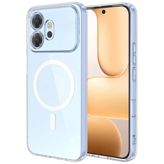 Microsonic Honor 600 5G Kılıf MagSafe Clear Sararmaz Şeffaf 1