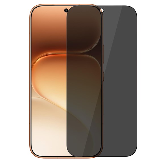 Microsonic Honor 600 5G Privacy 5D Gizlilik Filtreli Cam Ekran Koruyucu Siyah 1