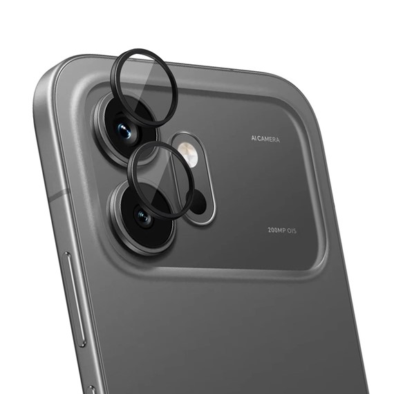 Microsonic Honor 600 5G Tekli Kamera Lens Koruma Camı Siyah 1