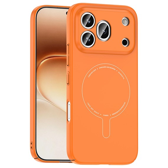 Microsonic Honor 600 Pro 5G Kılıf AirFit MagSafe Turuncu 1