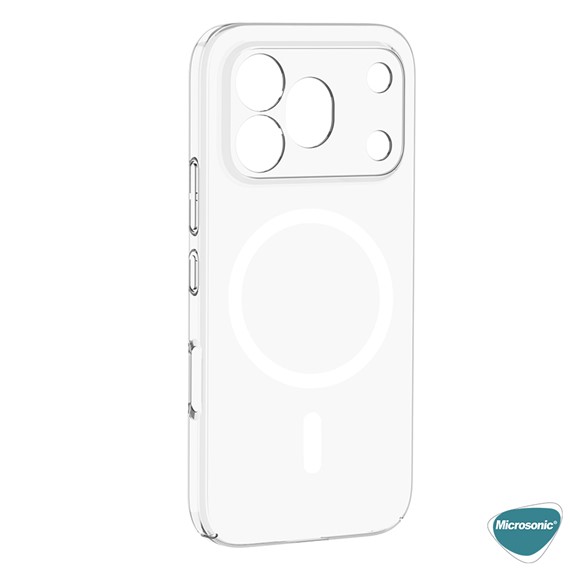 Microsonic Honor 600 Pro 5G Kılıf MagSafe Clear Sararmaz Şeffaf 2