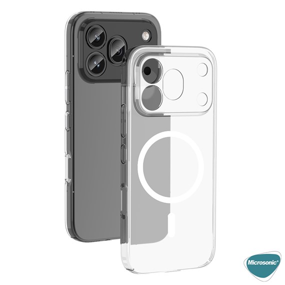 Microsonic Honor 600 Pro 5G Kılıf MagSafe Clear Sararmaz Şeffaf 3