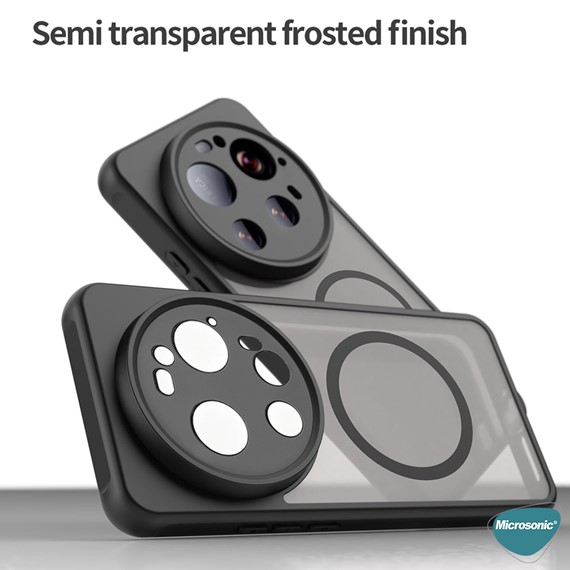 Microsonic Xiaomi Poco F8 Ultra Kılıf Matte FrostMag Siyah 2