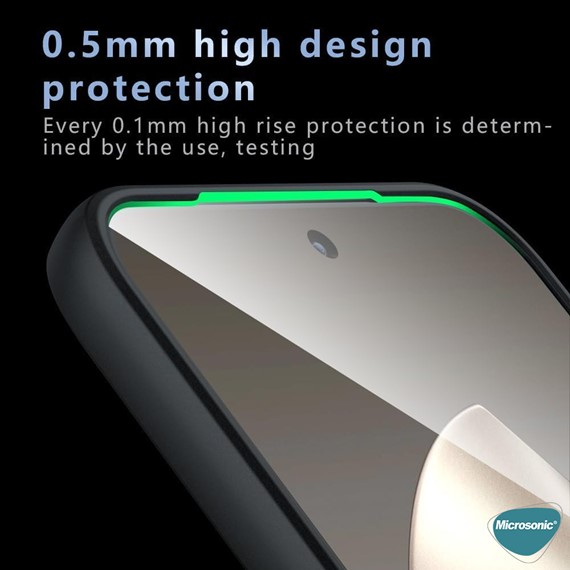 Microsonic Xiaomi Poco F8 Ultra Kılıf Matte FrostMag Siyah 6
