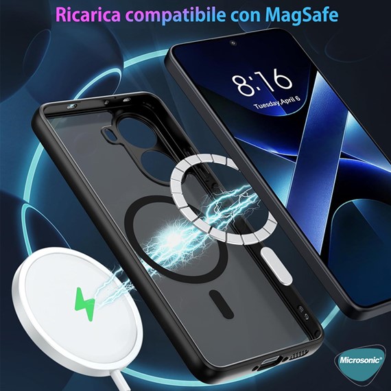 Microsonic Xiaomi Poco F8 Ultra Kılıf Matte FrostMag Siyah 7