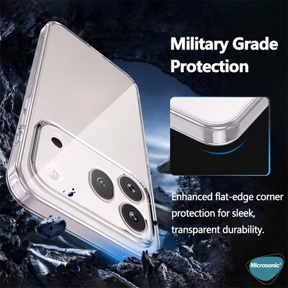 Microsonic Honor 600 Pro 5G Kılıf Transparent Soft Şeffaf 3
