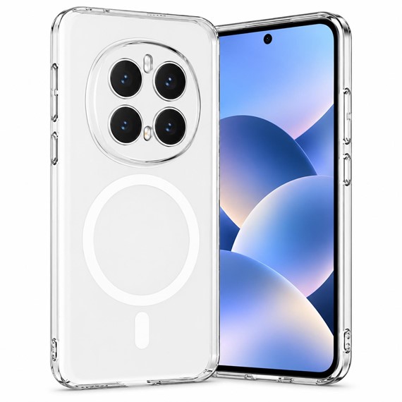 Microsonic Honor Magic 7 Pro Kılıf MagSafe Clear Sararmaz Şeffaf 1