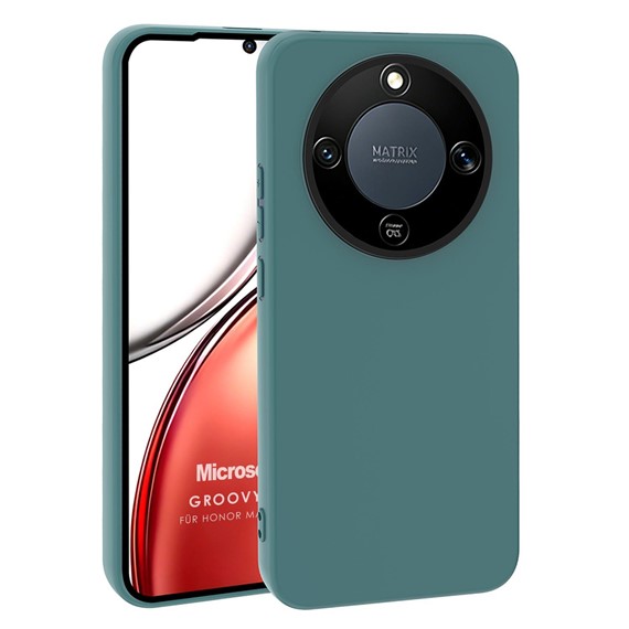 Microsonic Honor Magic 8 Lite Kılıf Groovy Soft Koyu Yeşil 1
