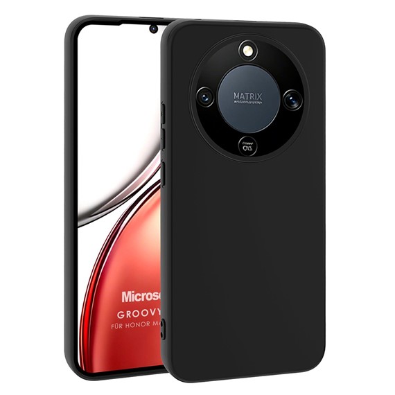 Microsonic Honor Magic 8 Lite Kılıf Groovy Soft Siyah 1