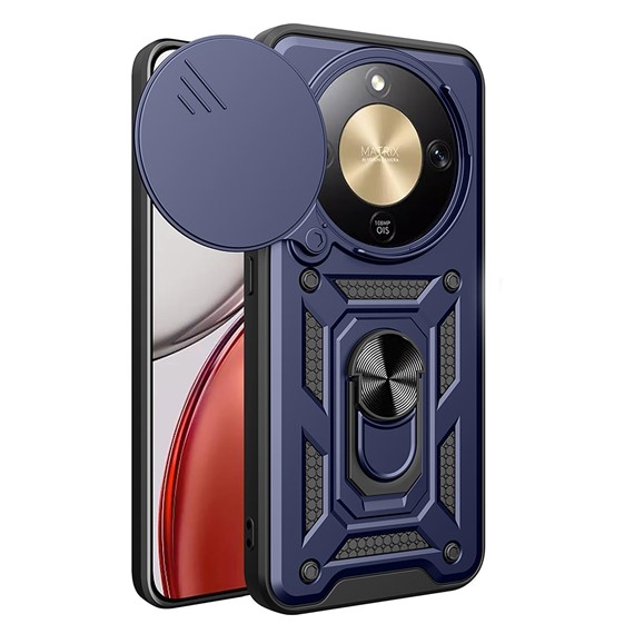 Microsonic Honor Magic 8 Lite Kılıf Impact Resistant Lacivert 1