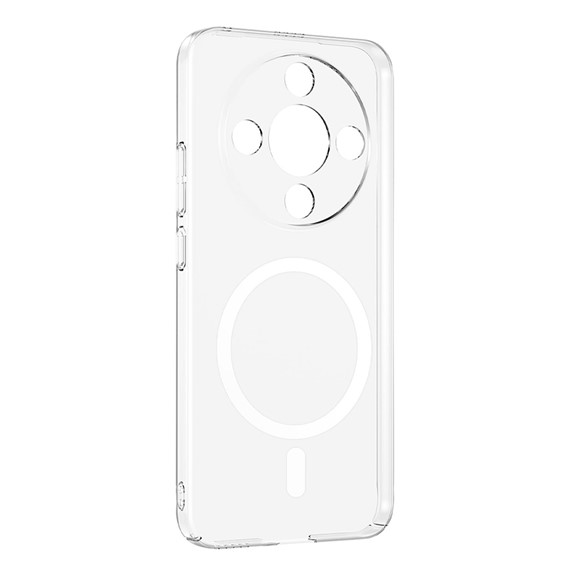 Microsonic Honor Magic 8 Lite Kılıf MagSafe Clear Sararmaz Şeffaf 3