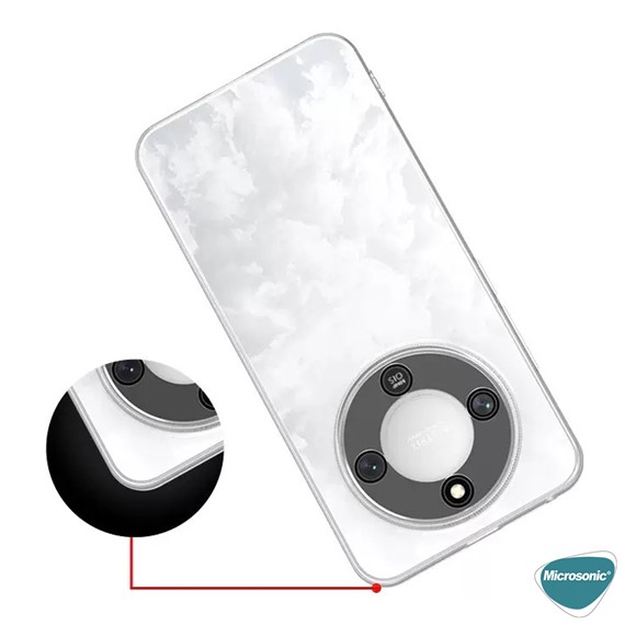 Microsonic Honor Magic 8 Lite Kılıf Transparent Soft Şeffaf 5