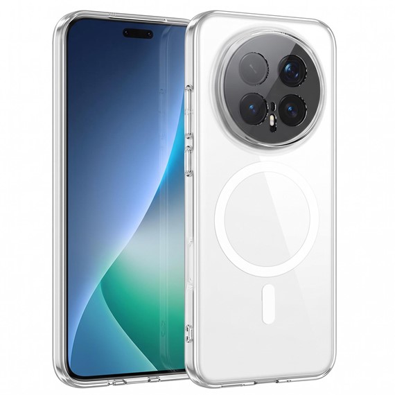 Microsonic Honor Magic 8 Pro 5G Kılıf MagSafe Clear Sararmaz Şeffaf 1