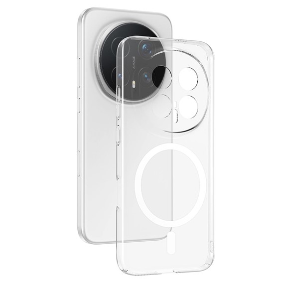 Microsonic Honor Magic 8 Pro 5G Kılıf MagSafe Clear Sararmaz Şeffaf 2