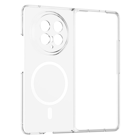 Microsonic Honor Magic V6 5G Kılıf MagSafe Clear Sararmaz Şeffaf 2