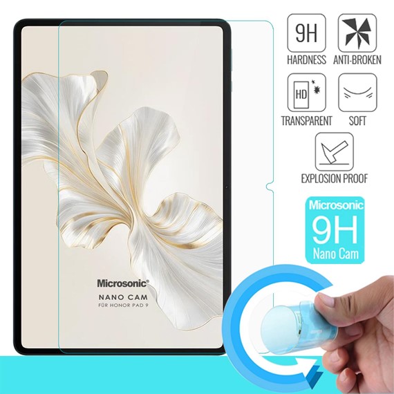Microsonic Honor Pad 9 Nano Glass Cam Ekran Koruyucu 2