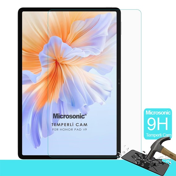 Microsonic Honor Pad V9 Tempered Glass Cam Ekran Koruyucu 2
