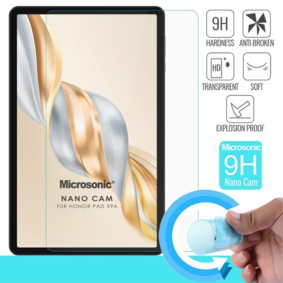 Microsonic Honor Pad X9A Nano Glass Cam Ekran Koruyucu 2