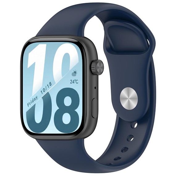Microsonic Honor Watch X5i Kordon Silicone Sport Band Lacivert 4