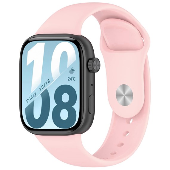 Microsonic Honor Watch X5i Kordon Silicone Sport Band Pembe 4