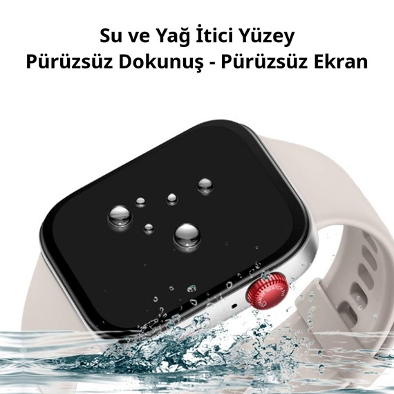 Microsonic Honor Watch X5i Tam Kaplayan Nano Ekran Koruyucu Siyah 5