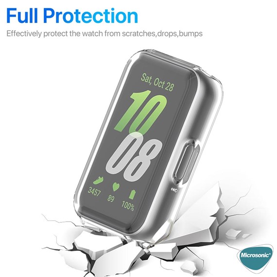 Microsonic Huawei Band 11 Kılıf 360 Full Round Soft Silicone Şeffaf 6