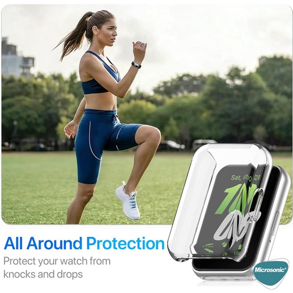 Microsonic Huawei Band 11 Kılıf 360 Full Round Soft Silicone Şeffaf 7
