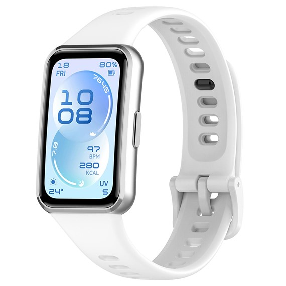 Microsonic Huawei Band 11 Kordon Silicone Sport Band Beyaz 2