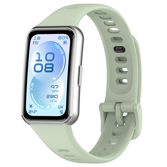 Microsonic Huawei Band 11 Pro Kordon Silicone Sport Band Yeşil 2