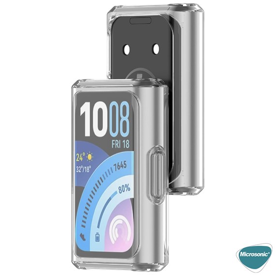 Microsonic Huawei Band 11 Pro Kılıf 360 Full Round Soft Silicone Şeffaf 3
