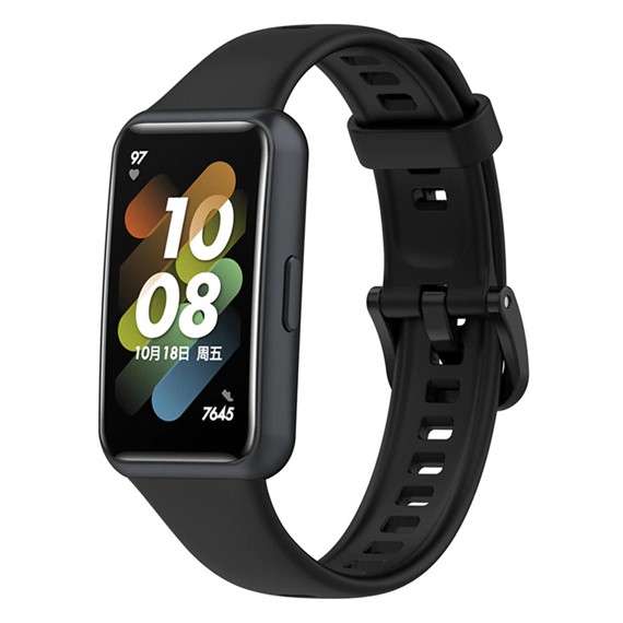 Microsonic Huawei Band 7 Kordon Silicone Sport Band Siyah 2