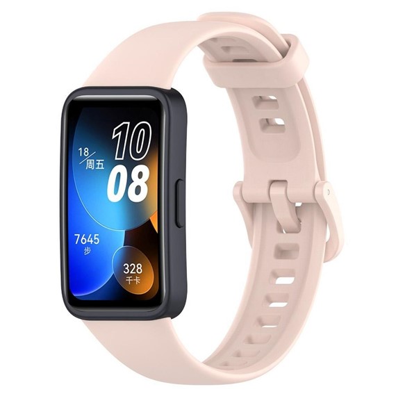 Microsonic Huawei Band 9 Kordon Silicone Sport Band Pudra 2