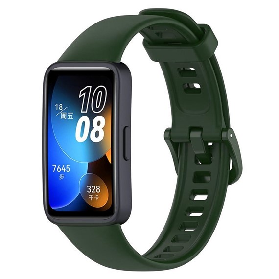 Microsonic Huawei Band 8 Kordon Silicone Sport Band Yeşil 2