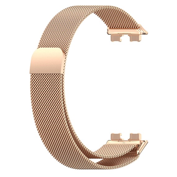 Microsonic Huawei Band 8 Milanese Loop Kordon Rose Gold 1