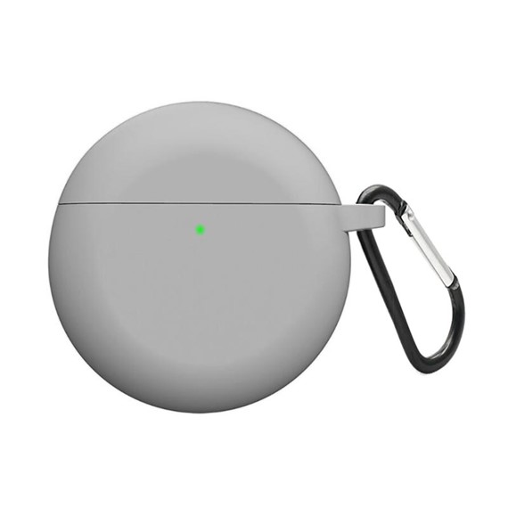 Microsonic Huawei FreeBuds 4 Mat Silikon Kılıf Gri 1