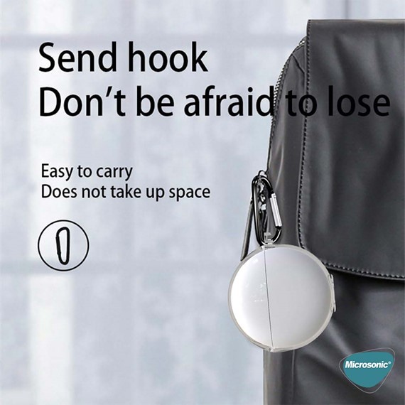 Microsonic Huawei FreeBuds 7i Kılıf Transparent Clear Soft Şeffaf 2