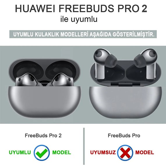 Microsonic Huawei FreeBuds Pro 2 Kılıf Cartoon Figürlü Silikon Crtn-Fgr-Ct-Dnzr-Ysl 3