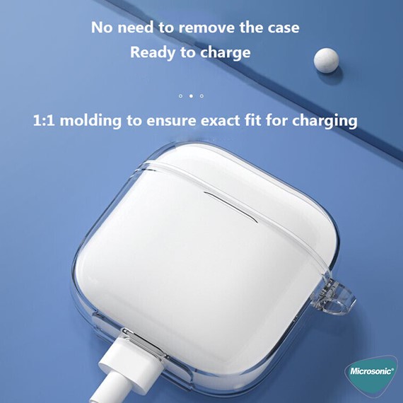 Microsonic Huawei FreeBuds SE 3 Kılıf Transparent Clear Soft Şeffaf 2