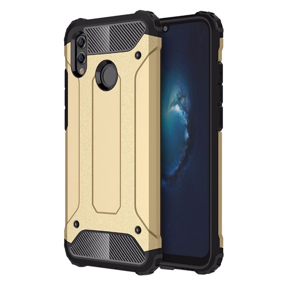 Microsonic Huawei Honor 10 Lite Kılıf Rugged Armor Gold 1