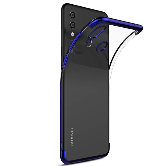 Microsonic Huawei Honor 10 Lite Kılıf Skyfall Transparent Clear Mavi 2